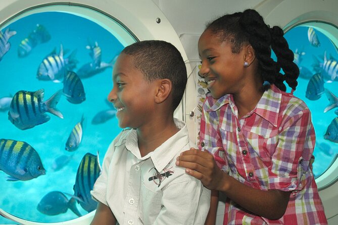 Atlantis Submarine Day Tour - The first stop at 55 feet: reef, fish, and changing light