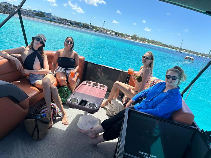 Barbados -Luxury Cruise with Lunch and Open Bar - The slide, swing chair, and swim time
