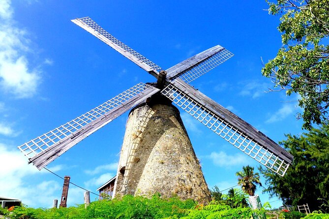Barbados Paradise Tour with Hotel Transfers - Morgan Lewis Windmill and an older Barbados