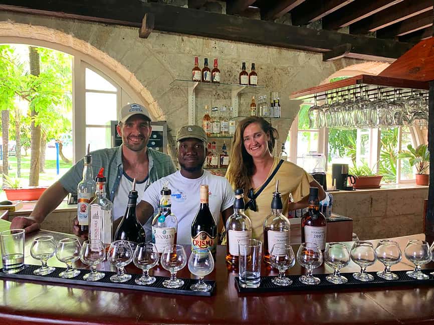 Barbados: Rum Distillery Tour and Mount Gay Visitor Center - The road across the island is part of the tour