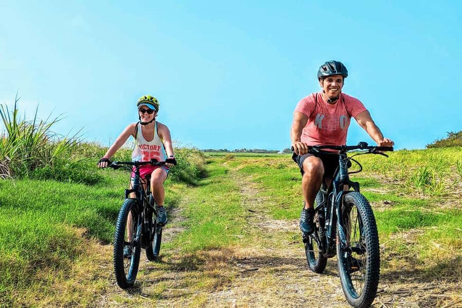 Barbados: Rural Tracks and Trails Guided E-Bike Tour - Casuarina-lined trails and country roads
