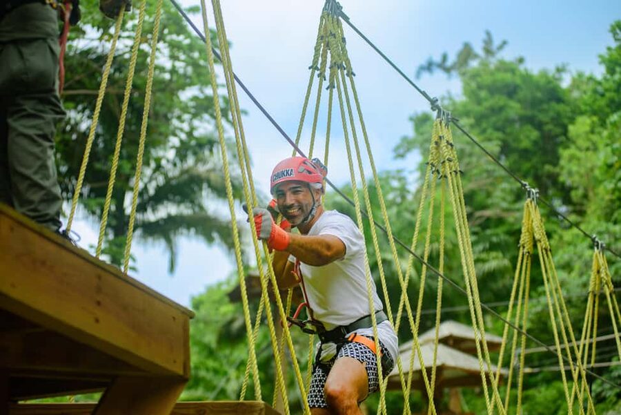 Barbados: Signature Park Pass & Gully Challenge Adventure - Starting with the Harrison’s Cave film and tram