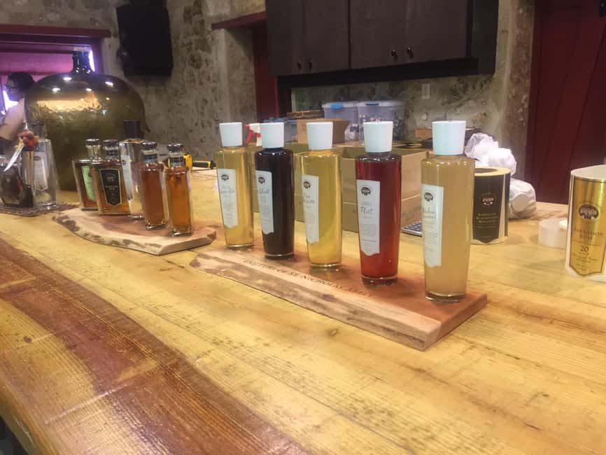 Barbados: St Nicholas Abbey Distillery, CTH Heritage Railway - The distillery and a very small rum tasting