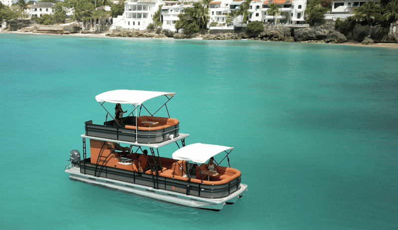 Bridgetown: Barbados Coastline Sunset Luxury Cruise - The first coastal run and swim stop