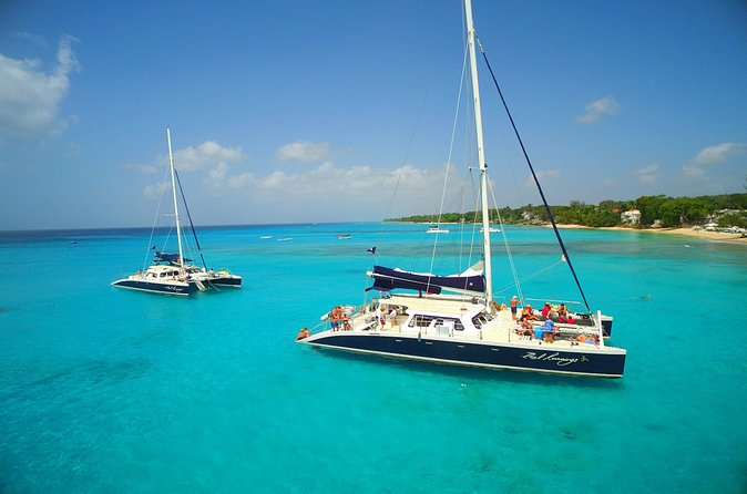 Catamaran and Snorkeling Cruise At Carlisle Bay - The crew and the mood aboard Cool Runnings