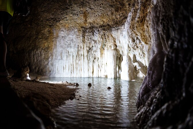 Caving Exploration Adventure at Harrison's Cave by Chukka - Stalactites, stalagmites, and the Rotunda Room