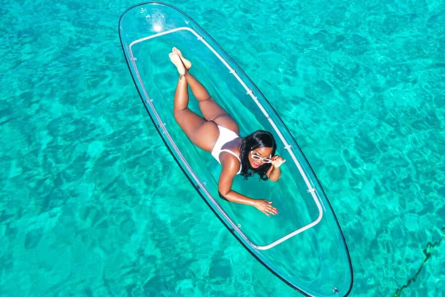 Drone Clear Kayak Barbados Photoshoot - Key points before you book