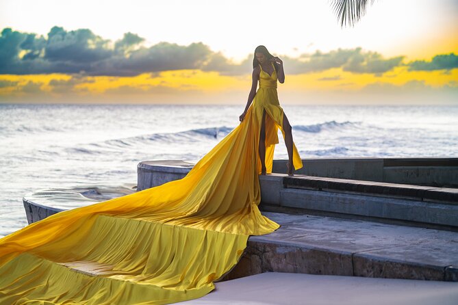 Flying Dress Photoshoot in Barbados - How the one-hour photoshoot works