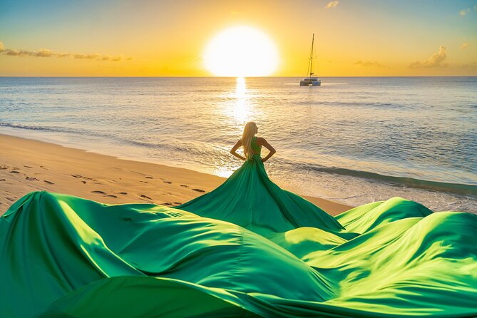 Flying Dress Photoshoot in Barbados - Timing, weather, and practical planning