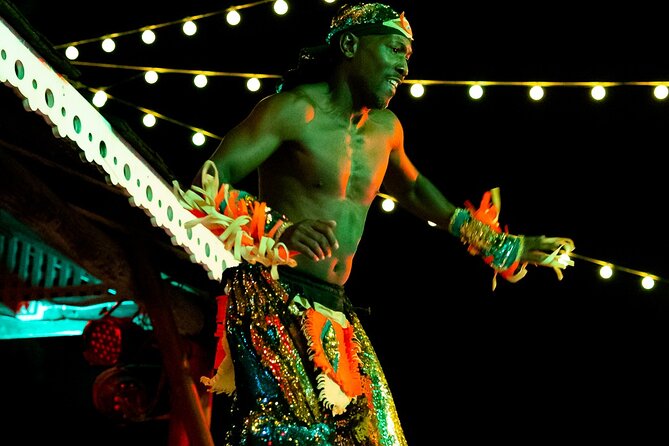 Harbour Lights Beach Extravaganza and Dinner Show - Fire, steel pan, dancers, and stilt walkers