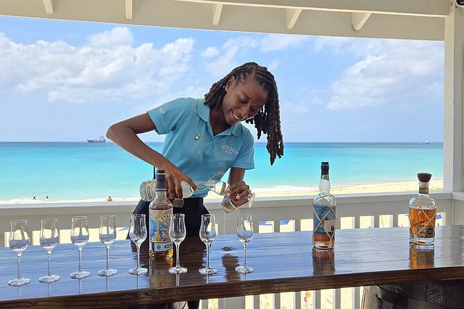 Stade's and Planteray Rum Tasting and Beach Experience - A rum tasting with your toes almost in the sand