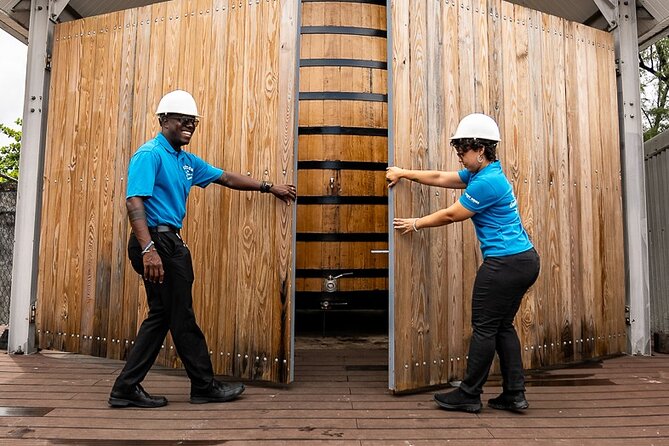 Stade's Rum Distillery Tour Experience - The ageing warehouse and barrel tasting